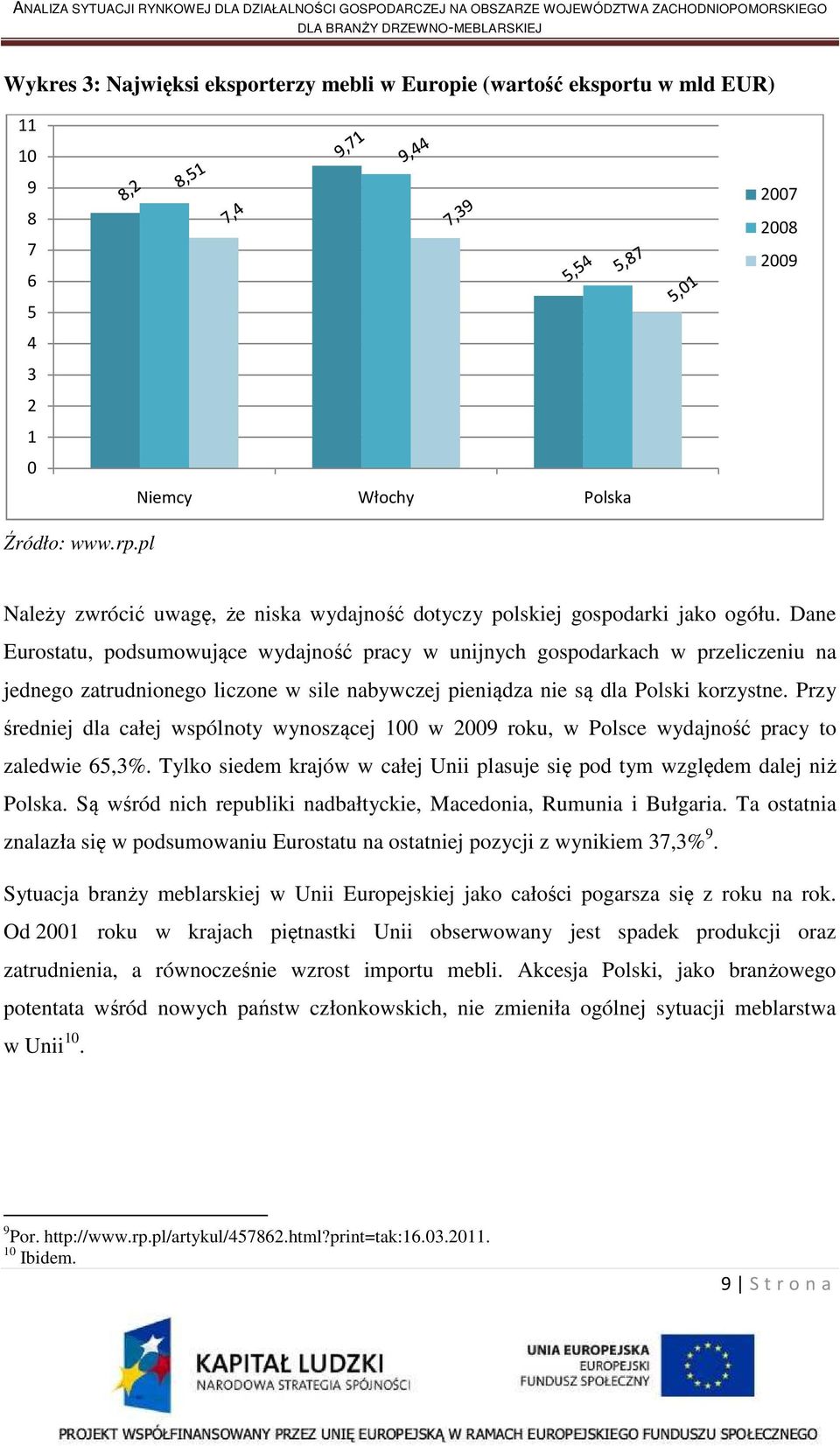 Dane Eurostatu, podsumowujące wydajność pracy w unijnych gospodarkach w przeliczeniu na jednego zatrudnionego liczone w sile nabywczej pieniądza nie są dla Polski korzystne.