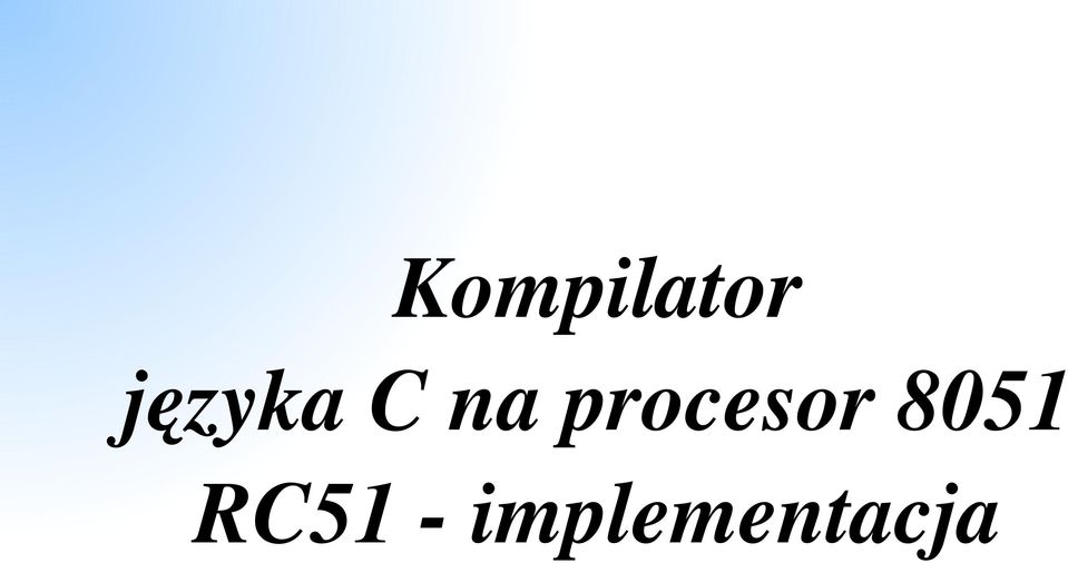 procesor 8051