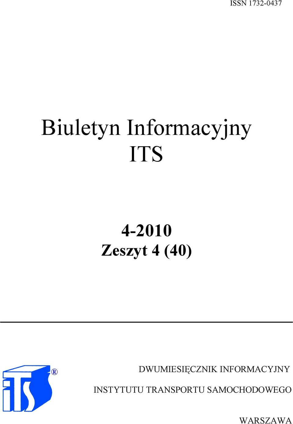 (40) DWUMIESIĘCZNIK INFORMACYJNY