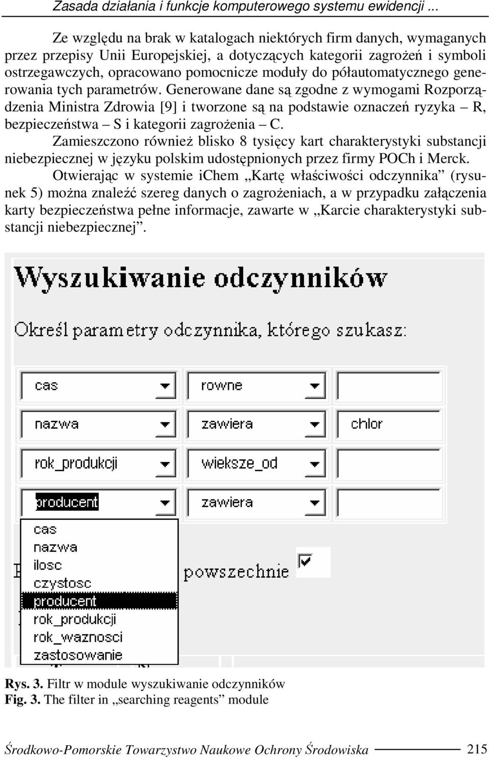 półautomatycznego generowania tych parametrów.