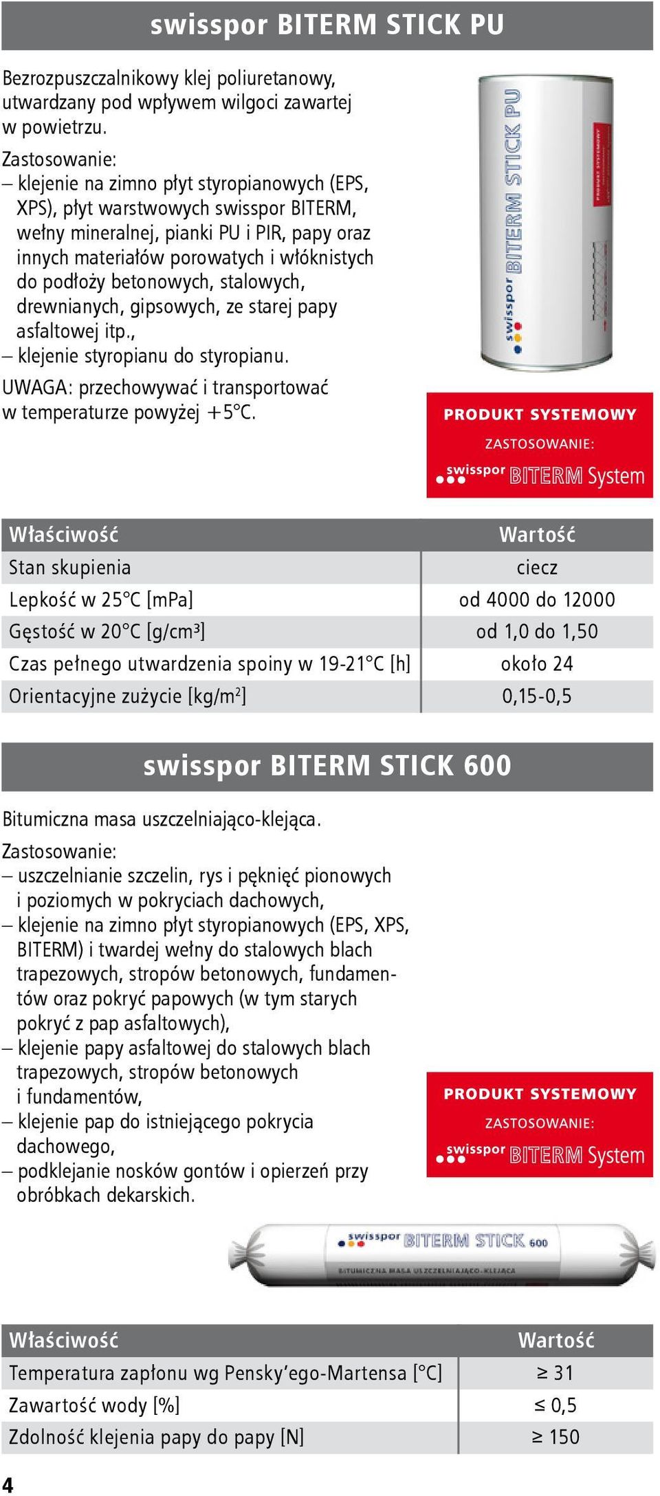 stalowych, drewnianych, gipsowych, ze starej papy asfaltowej itp., klejenie styropianu do styropianu.