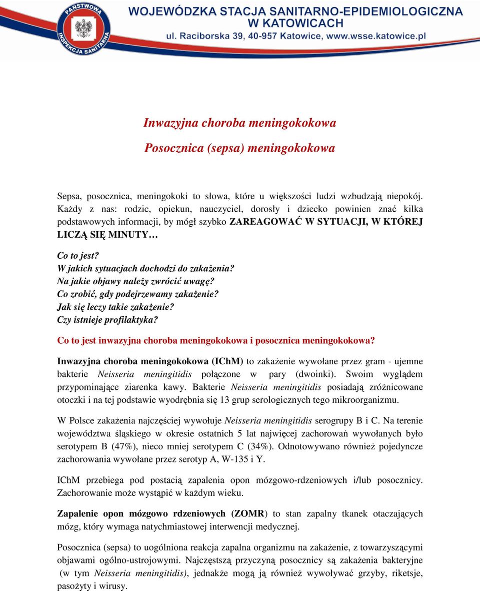 W jakich sytuacjach dochodzi do zakażenia? Na jakie objawy należy zwrócić uwagę? Co zrobić, gdy podejrzewamy zakażenie? Jak się leczy takie zakażenie? Czy istnieje profilaktyka?