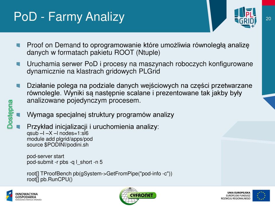 Wyniki są następnie scalane i prezentowane tak jakby były analizowane pojedynczym procesem.