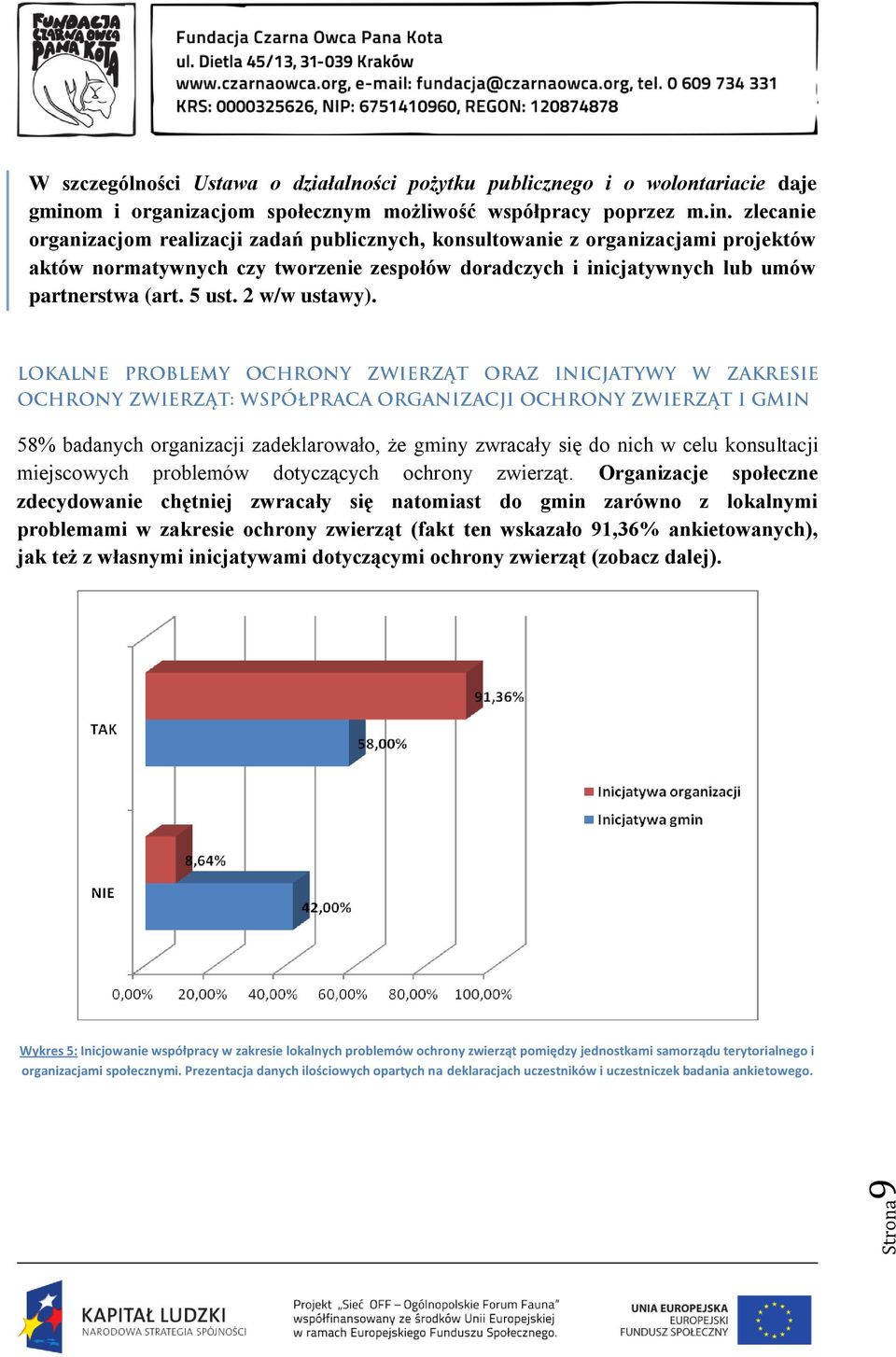 zlecanie organizacjom realizacji zadań publicznych, konsultowanie z organizacjami projektów aktów normatywnych czy tworzenie zespołów doradczych i inicjatywnych lub umów partnerstwa (art. 5 ust.