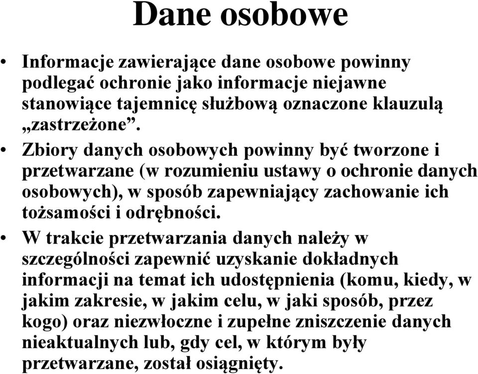 odrębności.