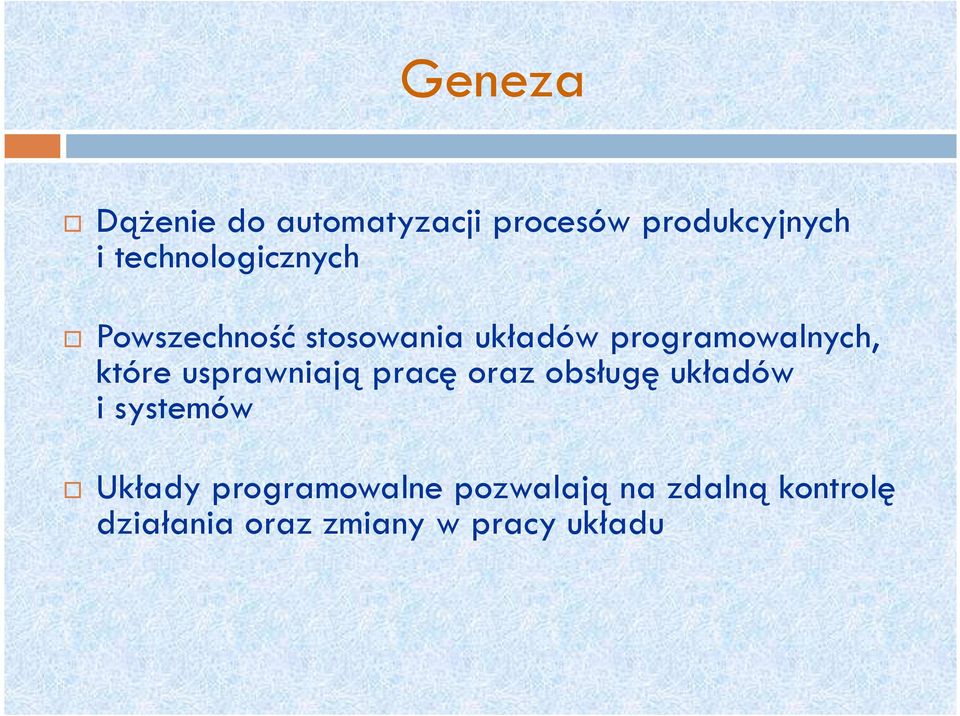 które usprawniają pracę oraz obsługę układów i systemów Układy