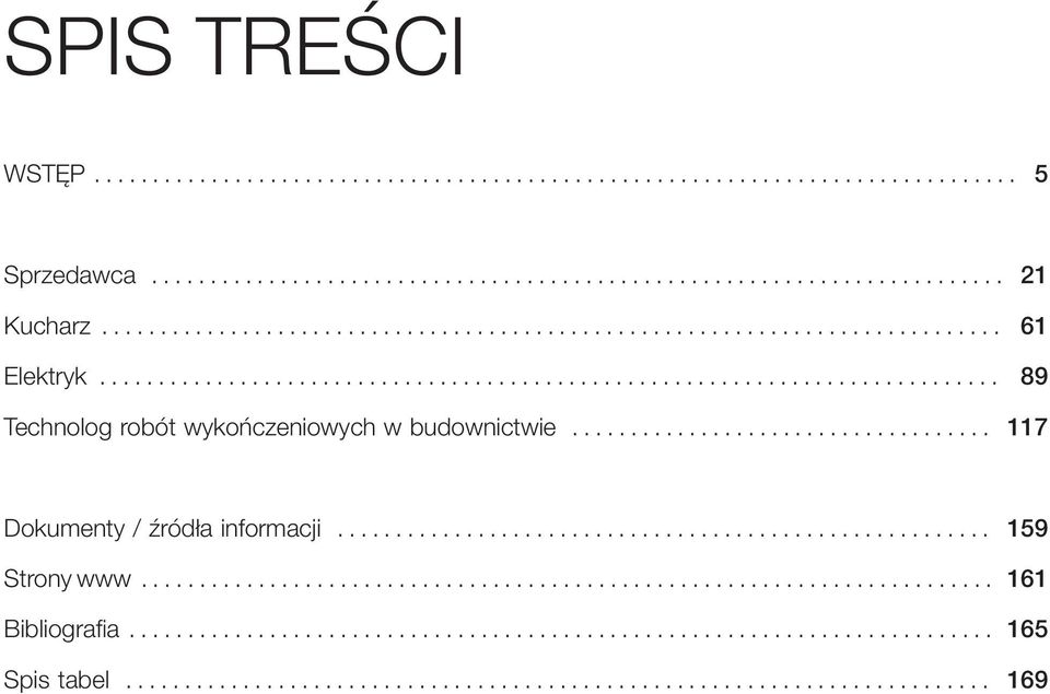 ... 89 Technolog robót wykończeniowych w budownictwie.