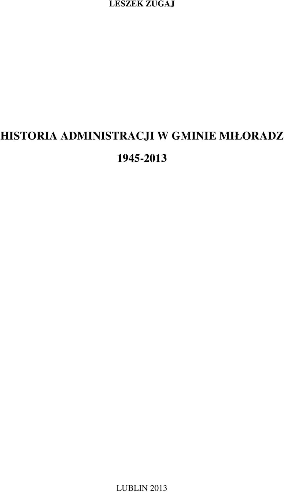 ADMINISTRACJI W