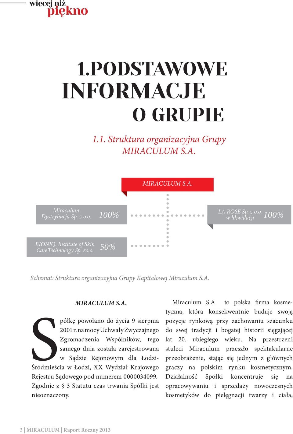 na mocy Uchwały Zwyczajnego Zgromadzenia Wspólników, tego samego dnia została zarejestrowana w Sądzie Rejonowym dla Łodzi Śródmieścia w Łodzi, XX Wydział Krajowego Rejestru Sądowego pod numerem