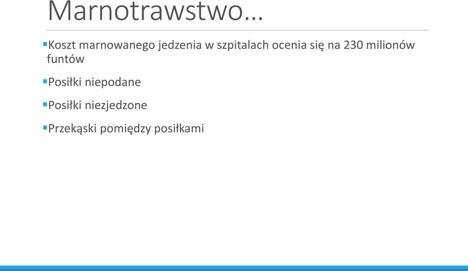 230 milionów funtów Posiłki niepodane