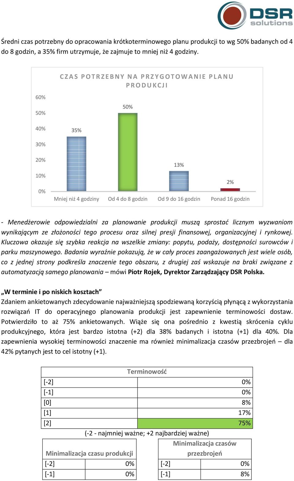 Menedżerowie odpowiedzialni za planowanie produkcji muszą sprostać licznym wyzwaniom wynikającym ze złożoności tego procesu oraz silnej presji finansowej, organizacyjnej i rynkowej.