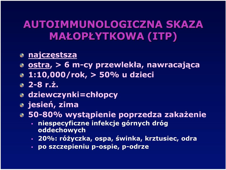 50-80% wystąpienie poprzedza zakażenie niespecyficzne infekcje górnych