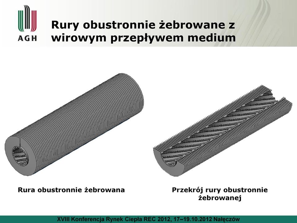 Rura obustronnie żebrowana