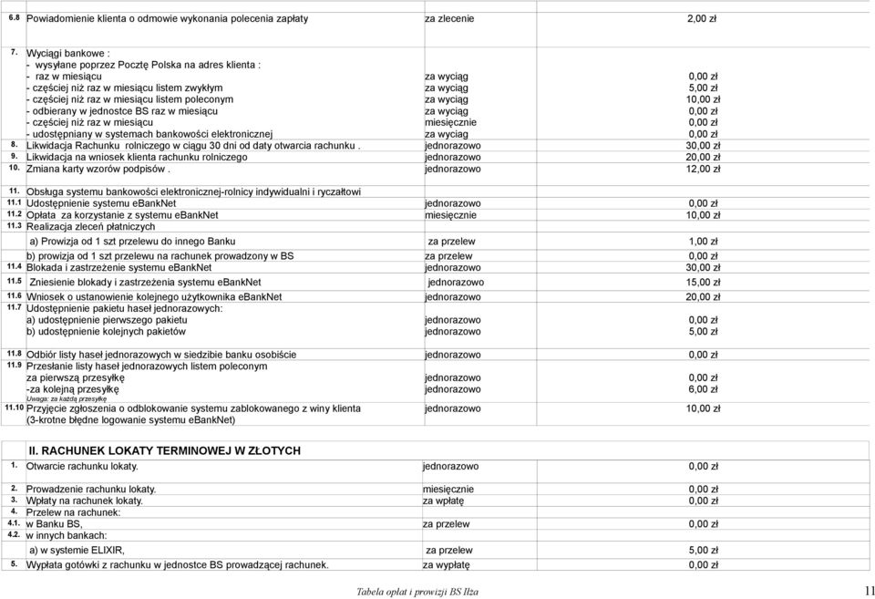 w miesiącu częściej niż raz w miesiącu udostępniany w systemach bankowości elektronicznej za wyciąg za wyciąg za wyciąg za wyciąg miesięcznie za wyciag 1 8.