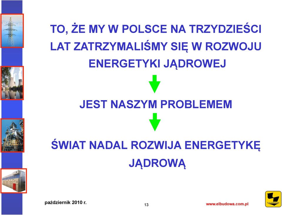 ENERGETYKI JĄDROWEJ JEST NASZYM