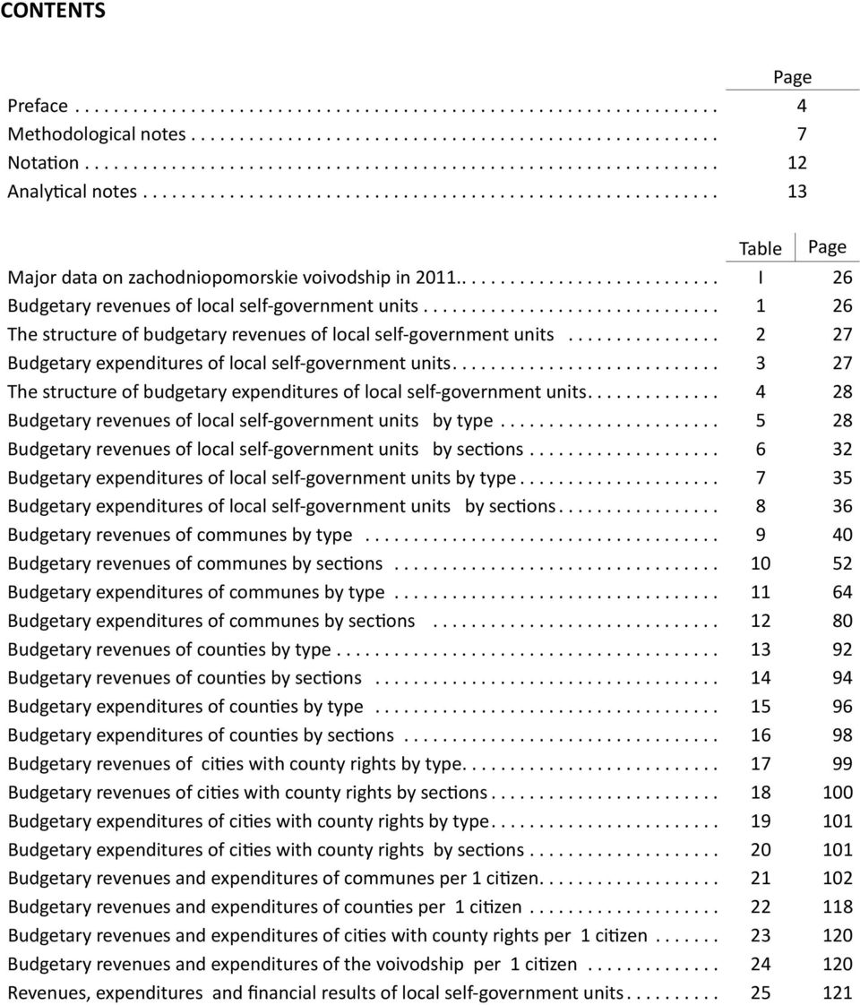 .. 3 27 The structure of budgetary expenditures of local self-government units... 4 28 Budgetary revenues of local self-government units by type.