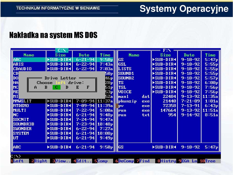 MS DOS