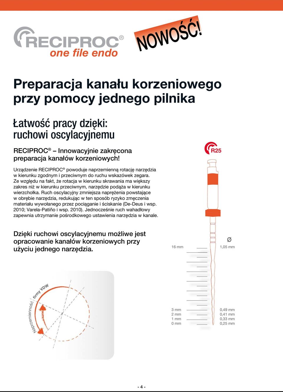 Ze względu na fakt, że rotacja w kierunku skrawania ma większy zakres niż w kierunku przeciwnym, narzędzie podąża w kierunku wierzchołka.