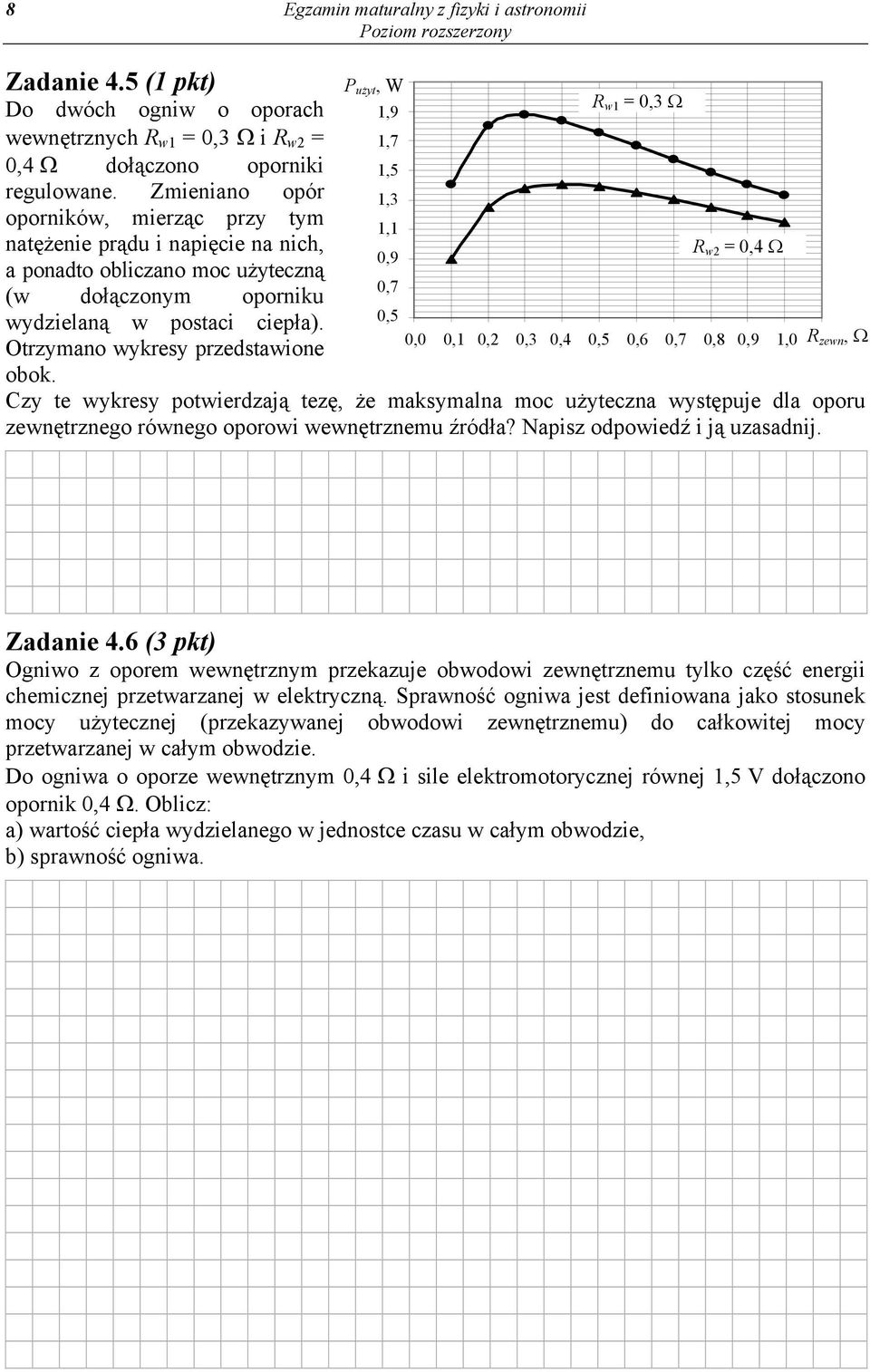 0,5 0,0 0,1 0,2 0,3 0,4 0,5 Otrzymano wykresy przedstawione obok.