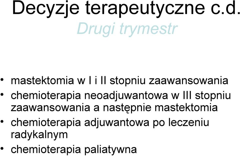 chemioterapia neoadjuwantowa w III stopniu zaawansowania a