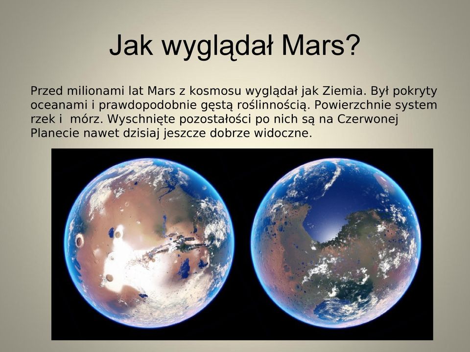 Był pokryty oceanami i prawdopodobnie gęstą roślinnością.