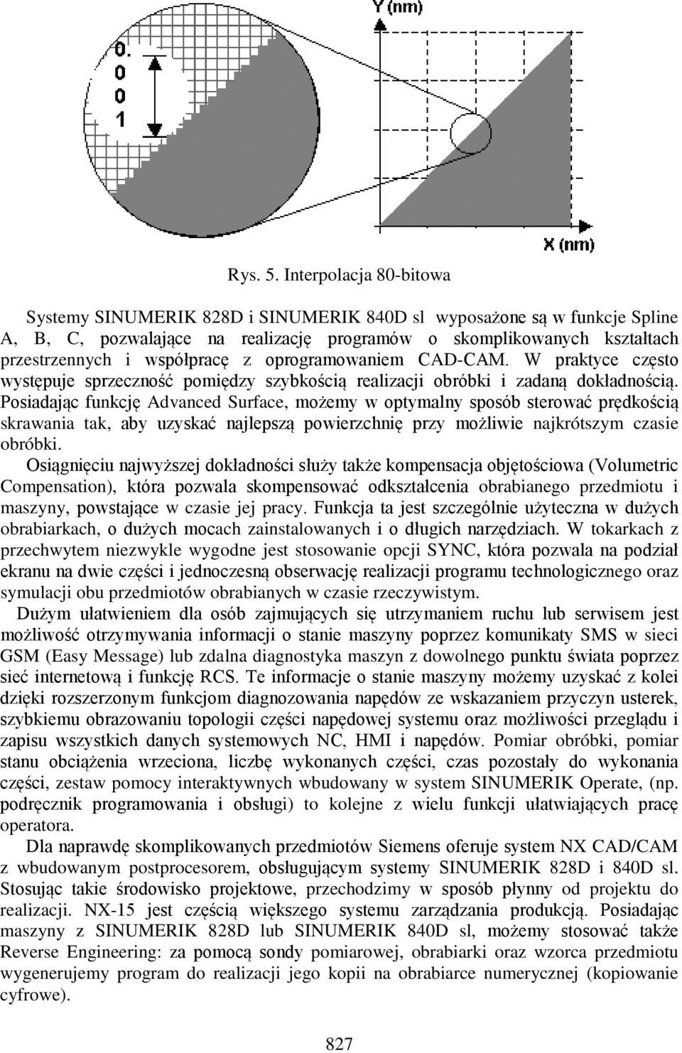 z oprogramowaniem CAD-CAM. W praktyce często występuje sprzeczność pomiędzy szybkością realizacji obróbki i zadaną dokładnością.