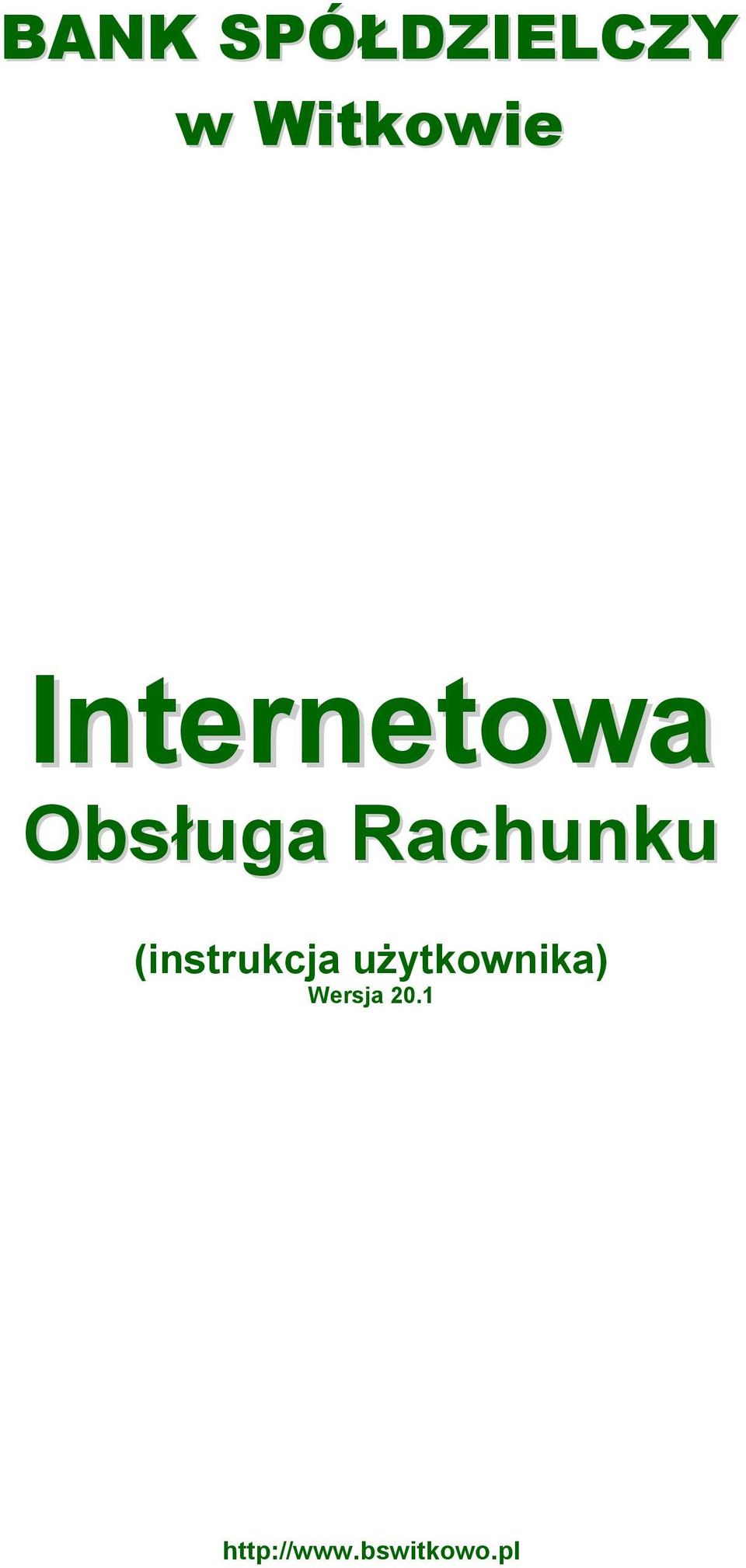 (instrukcja użytkownika)