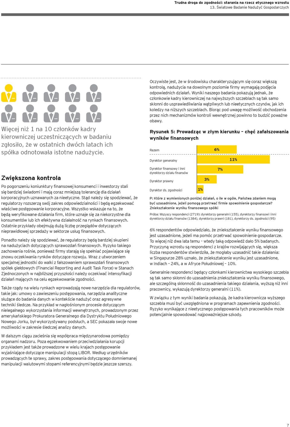 Stąd należy się spodziewać, że regulatorzy rozszerzą swój zakres odpowiedzialności i będą egzekwować właściwe postępowanie korporacyjne.