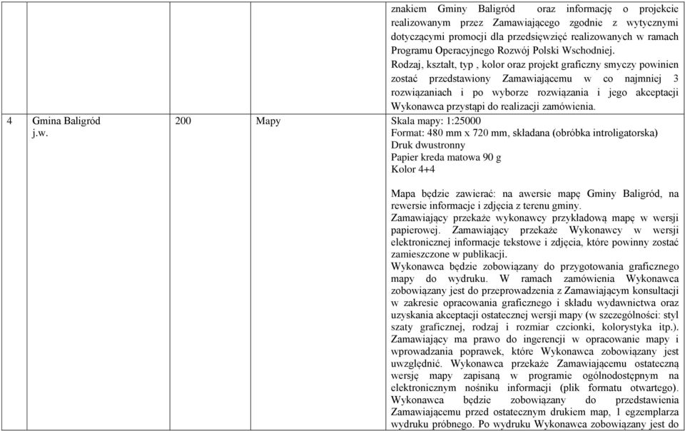 Rodzaj, kształt, typ, kolor oraz projekt graficzny smyczy powinien zostać przedstawiony Zamawiającemu w co najmniej 3 200 Mapy Skala mapy: 1:25000 Format: 480 mm x 720 mm, składana (obróbka