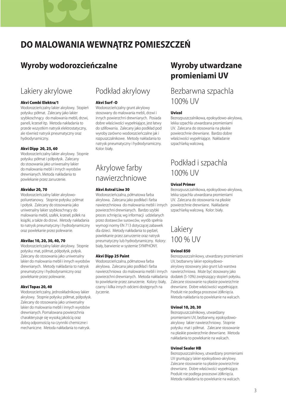 Metoda nakładania to przede wszystkim natrysk elektrostatyczny, ale również natrysk pneumatyczny oraz hydrodynamiczny. Akvi Dipp 20, 2, 60 Wodorozcieńczalny lakier akrylowy.