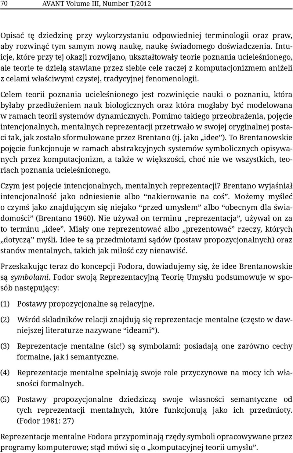 tradycyjnej fenomenologii.