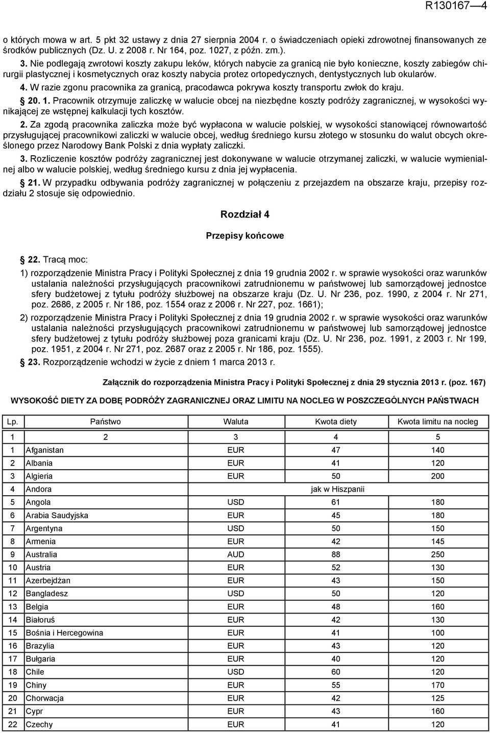 Nie podlegają zwrotowi koszty zakupu leków, których nabycie za granicą nie było konieczne, koszty zabiegów chirurgii plastycznej i kosmetycznych oraz koszty nabycia protez ortopedycznych,