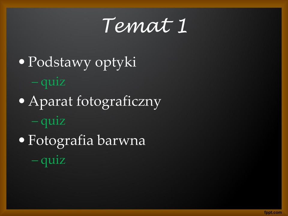 fotograficzny quiz