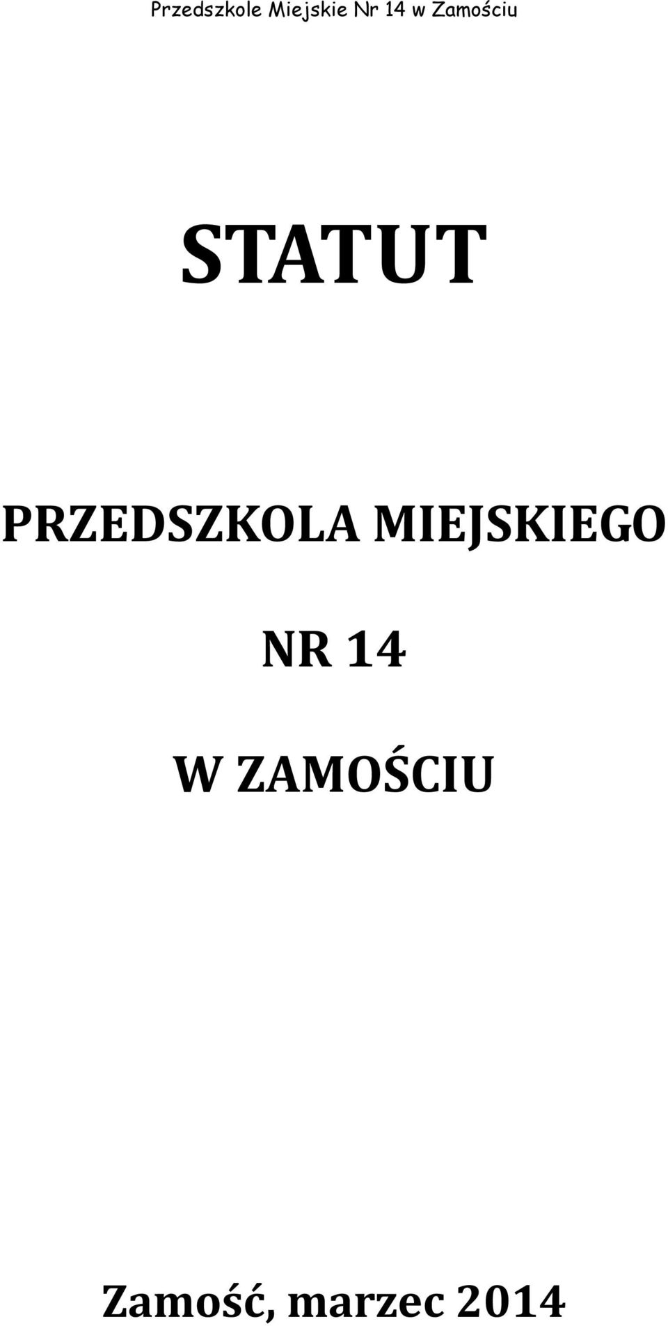 MIEJSKIEGO NR 14