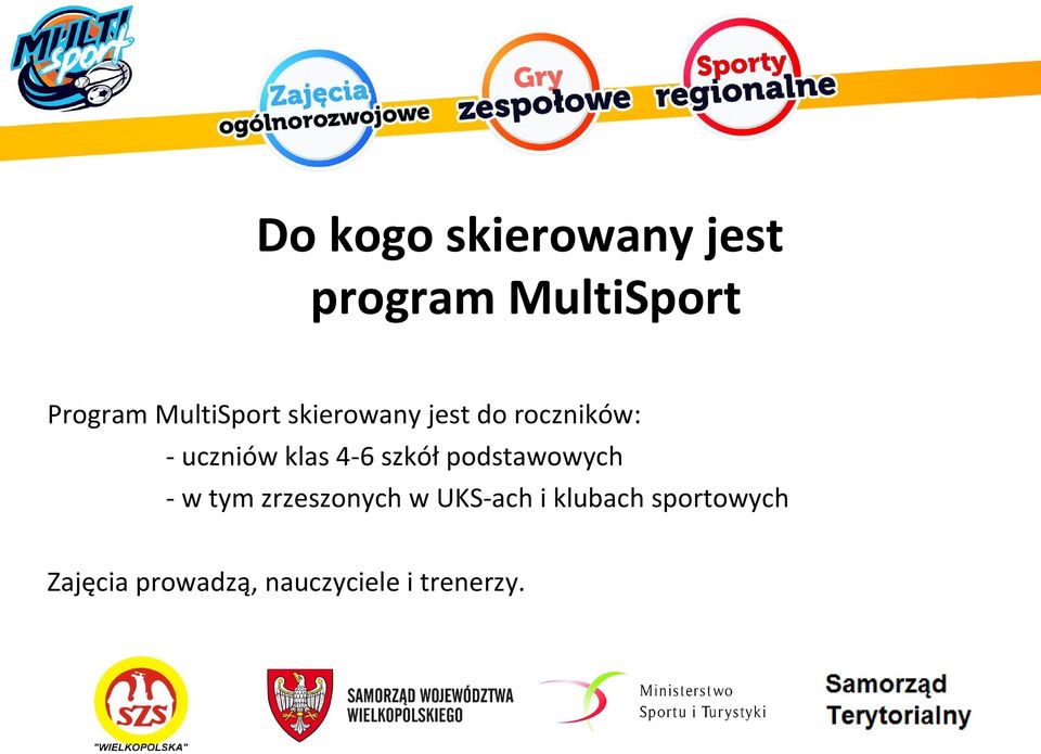 4-6 szkół podstawowych - w tym zrzeszonych w UKS-ach i