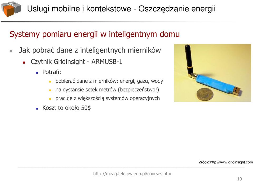 energi, gazu, wody na dystansie setek metrów (bezpieczeństwo!