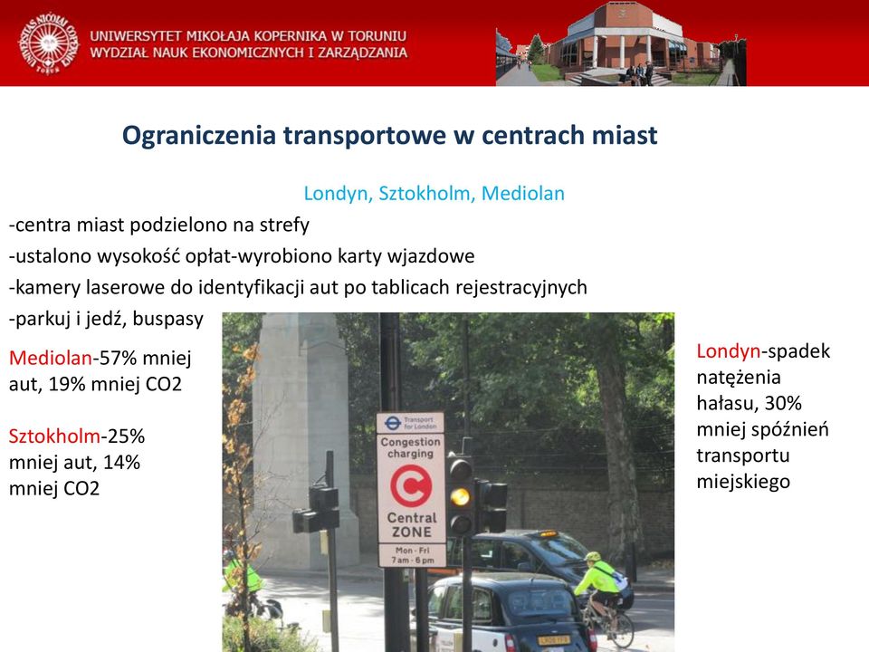 po tablicach rejestracyjnych -parkuj i jedź, buspasy Mediolan-57% mniej aut, 19% mniej CO2