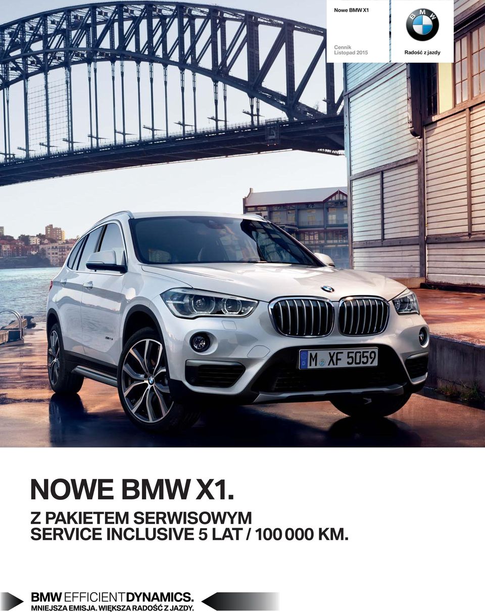 NOWE BMW X.