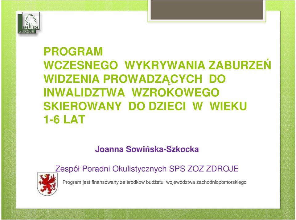 SKIEROWANY DO DZIECI W WIEKU 1-6 LAT Joanna