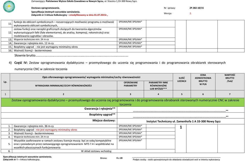 Bezpłatny upgrad - nie jest wymagany minimalny okres 16.
