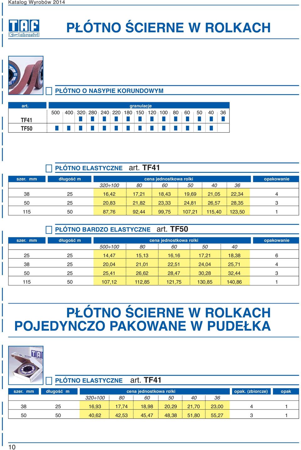 123,50 1 PŁÓTNO BARDZO ELASTYCZNE art. TF50 szer.