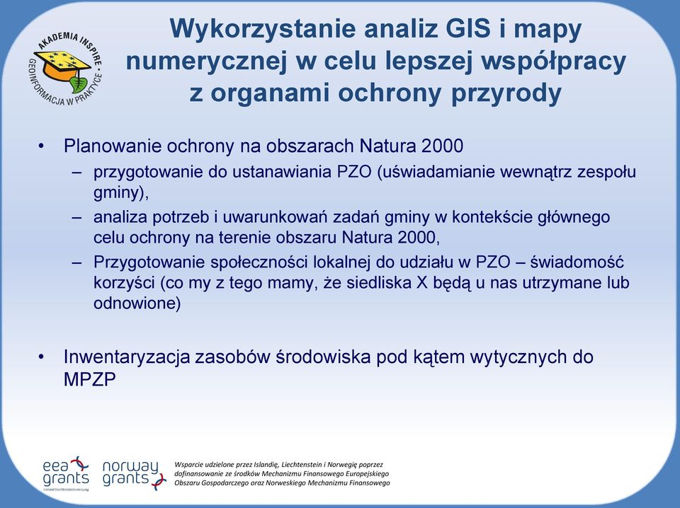 kontekście głównego celu ochrony na terenie obszaru Natura 2000, Przygotowanie społeczności lokalnej do udziału w PZO świadomość