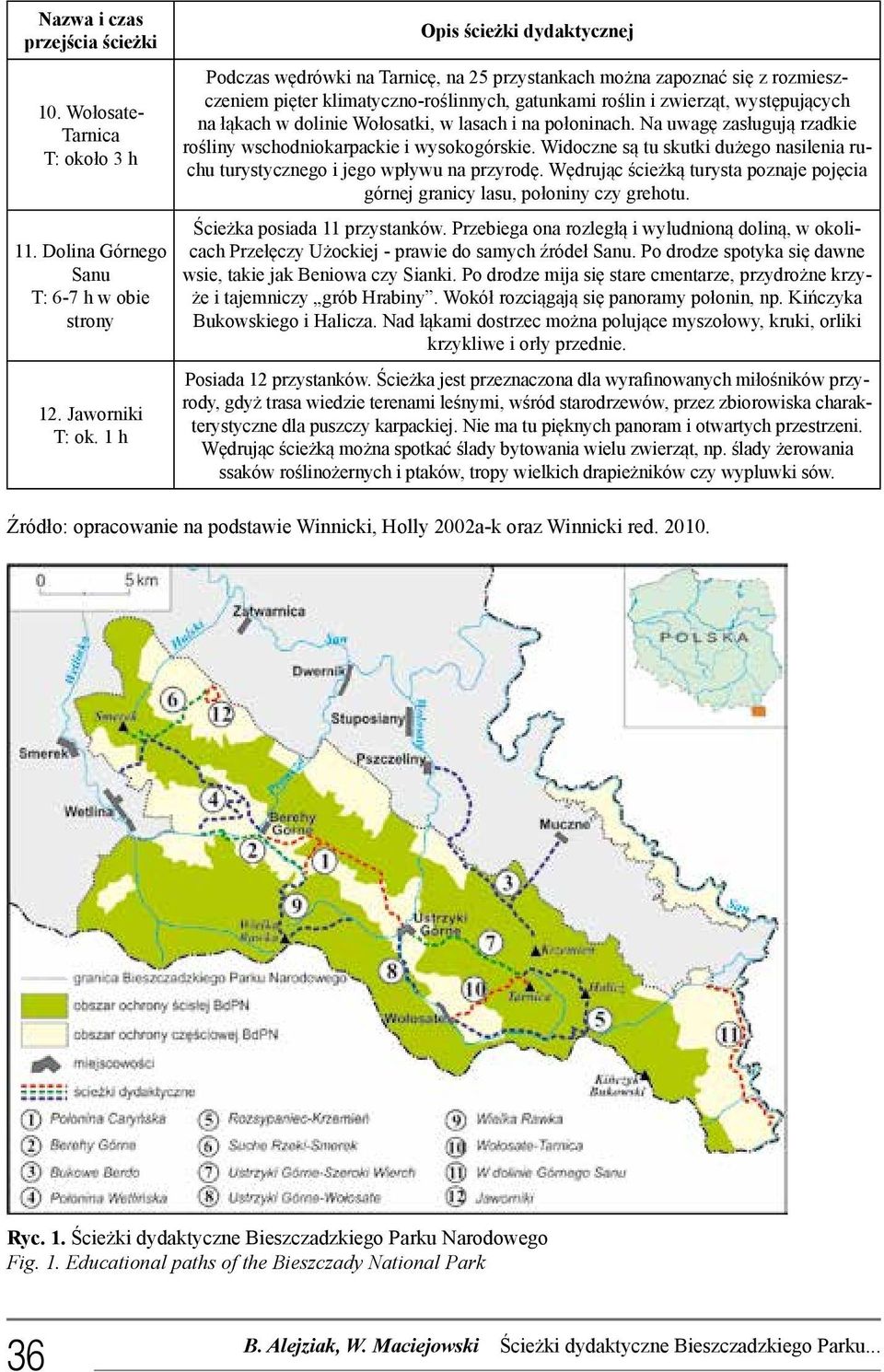 w dolinie Wołosatki, w lasach i na połoninach. Na uwagę zasługują rzadkie rośliny wschodniokarpackie i wysokogórskie.