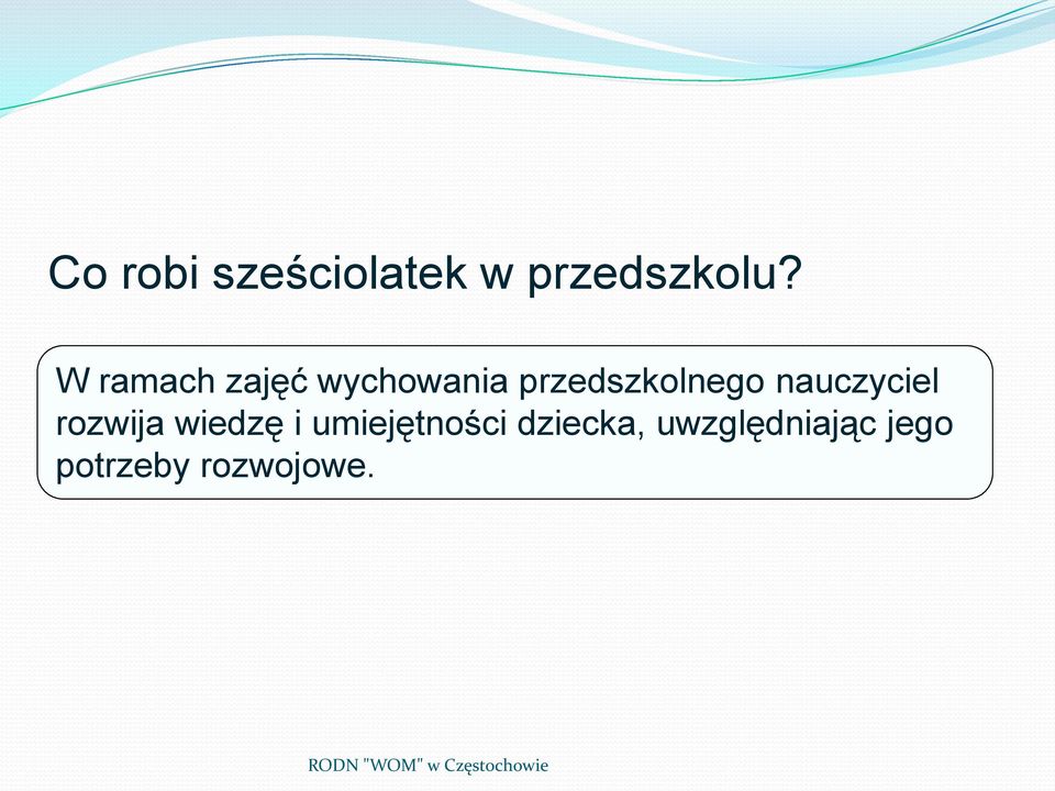 nauczyciel rozwija wiedzę i umiejętności