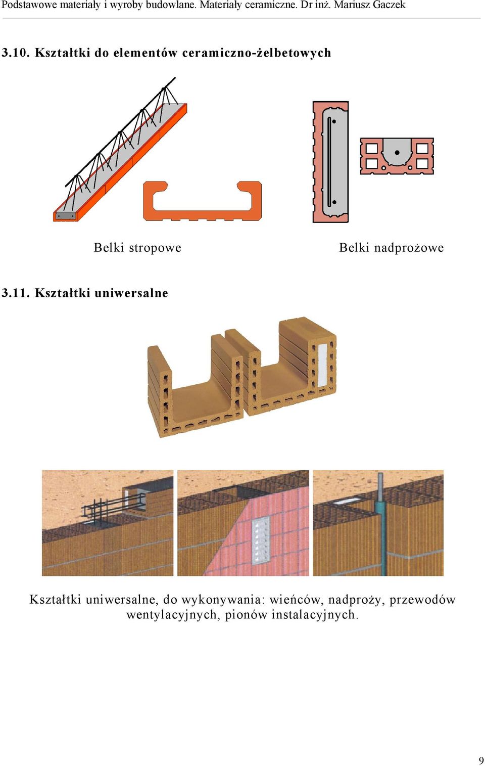 Kształtki uniwersalne Kształtki uniwersalne, do