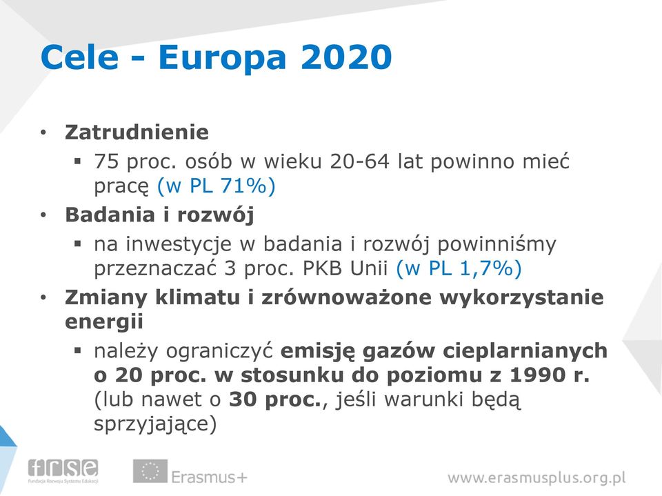 rozwój powinniśmy przeznaczać 3 proc.