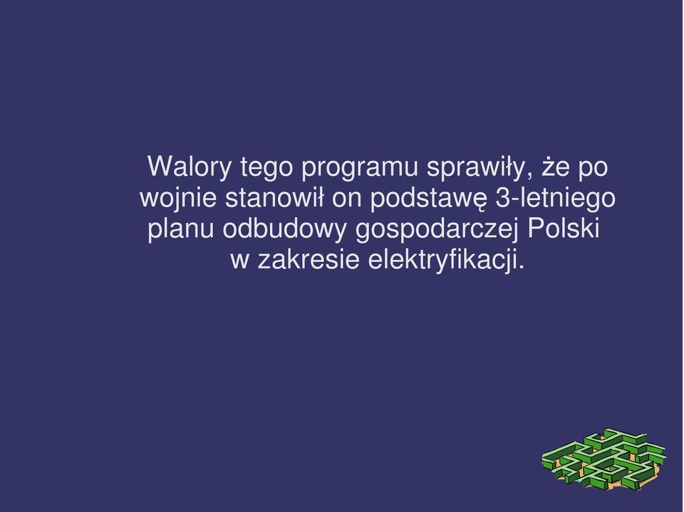 3-letniego planu odbudowy