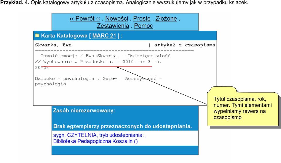 Analogicznie wyszukujemy jak w przypadku