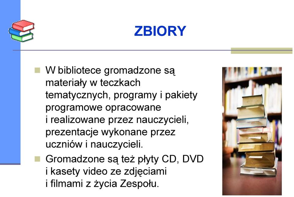 nauczycieli, prezentacje wykonane przez uczniów i nauczycieli.