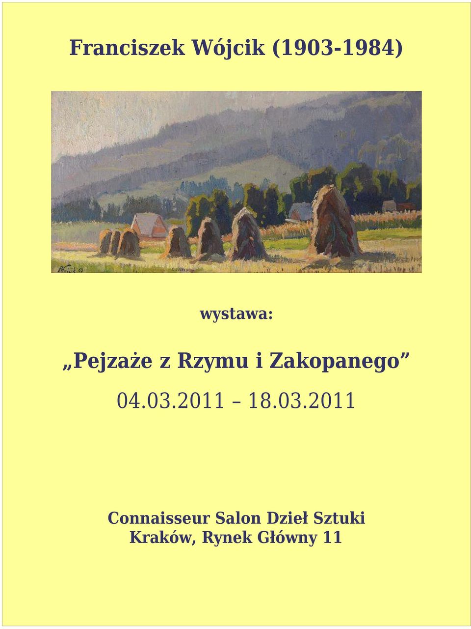 Zakopanego 04.03.